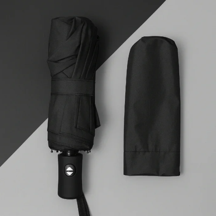 BUĞZ Siyah Kılıflı Otomatik Kompakt Şemsiye