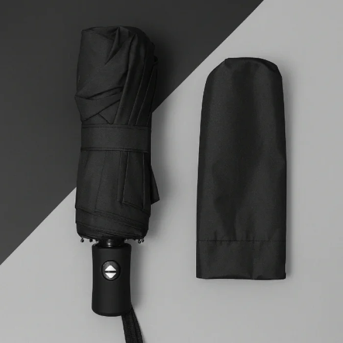 BUĞZ Siyah Kılıflı Otomatik Kompakt Şemsiye