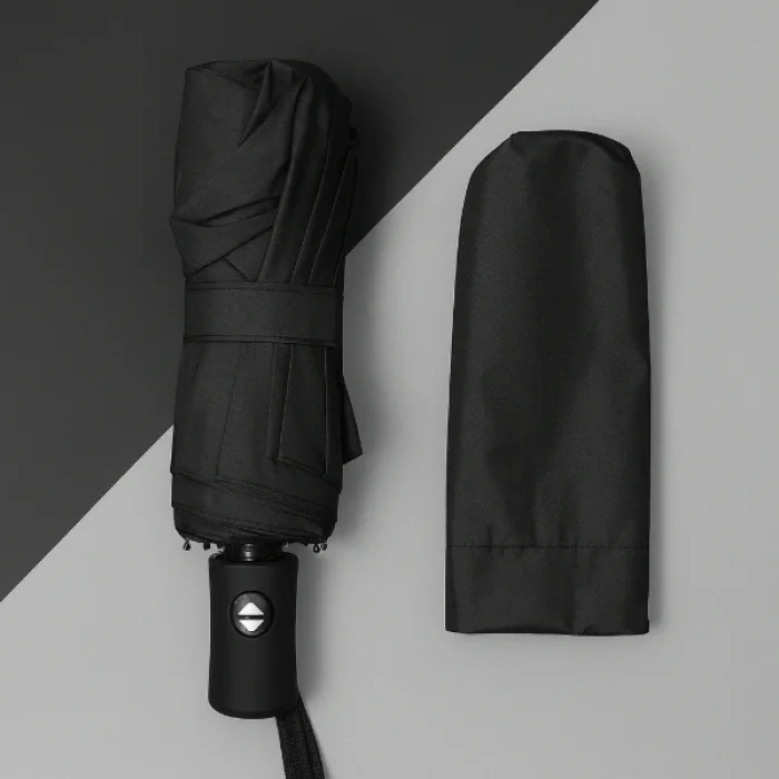 BUĞZ Siyah Kılıflı Otomatik Kompakt Şemsiye