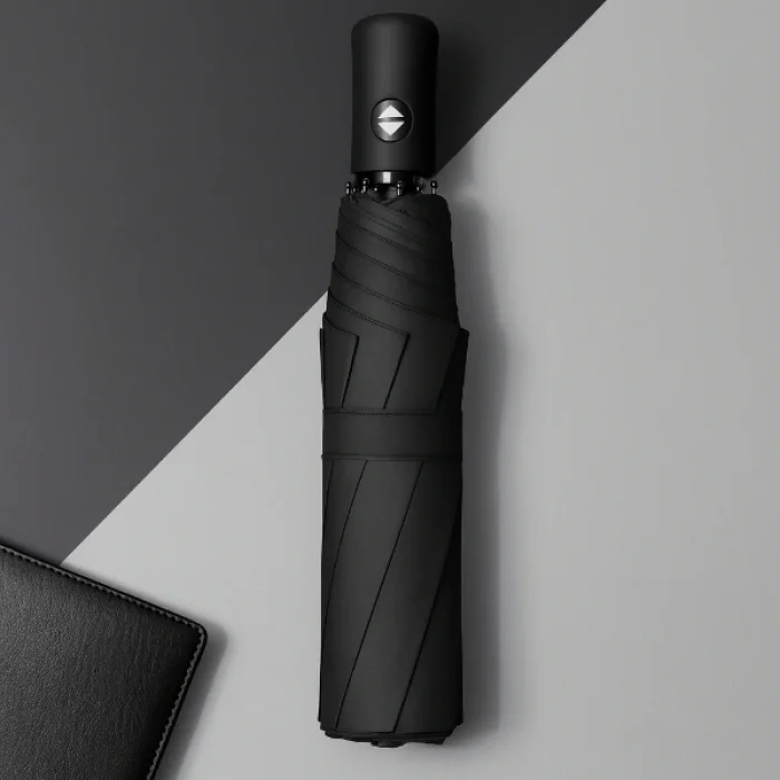 BUĞZ Siyah Kılıflı Otomatik Kompakt Şemsiye