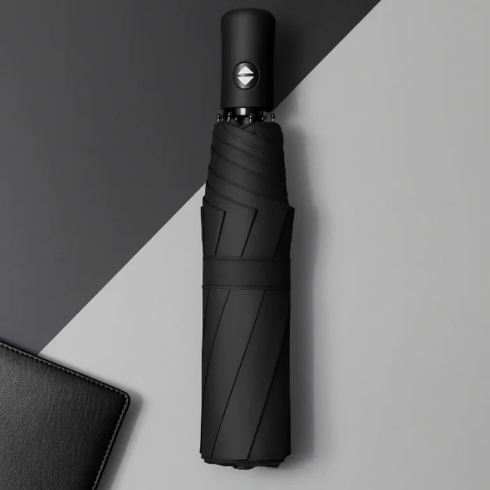 BUĞZ Siyah Kılıflı Otomatik Kompakt Şemsiye