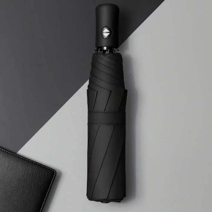 BUĞZ Siyah Kılıflı Otomatik Kompakt Şemsiye