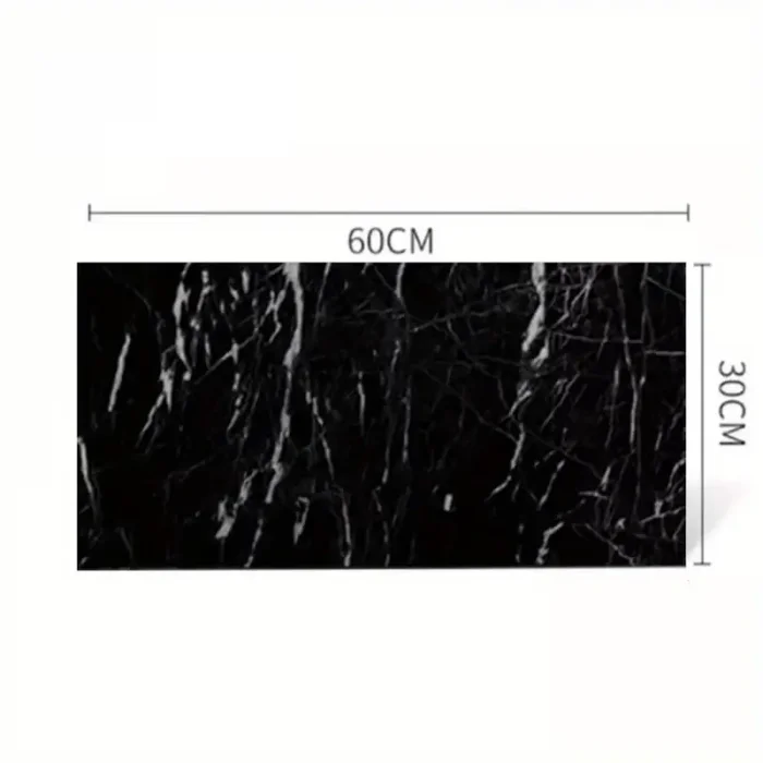 BUĞZ Siyah Mermer Desenli Alüminyum Plastik Duvar Sticker - Lisinya