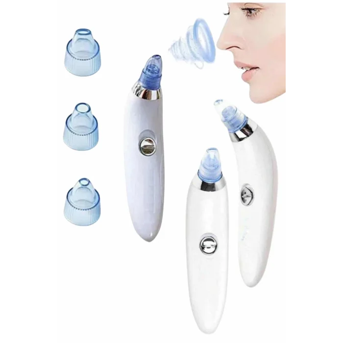  Siyah Nokta Temizleme Cihazı 4 Başlıklı Vakumlu Pilli Ölü Deri Arındırma