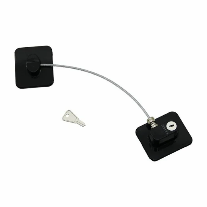 BUĞZ Siyah Plaka Halatlı Emniyet Kilidi