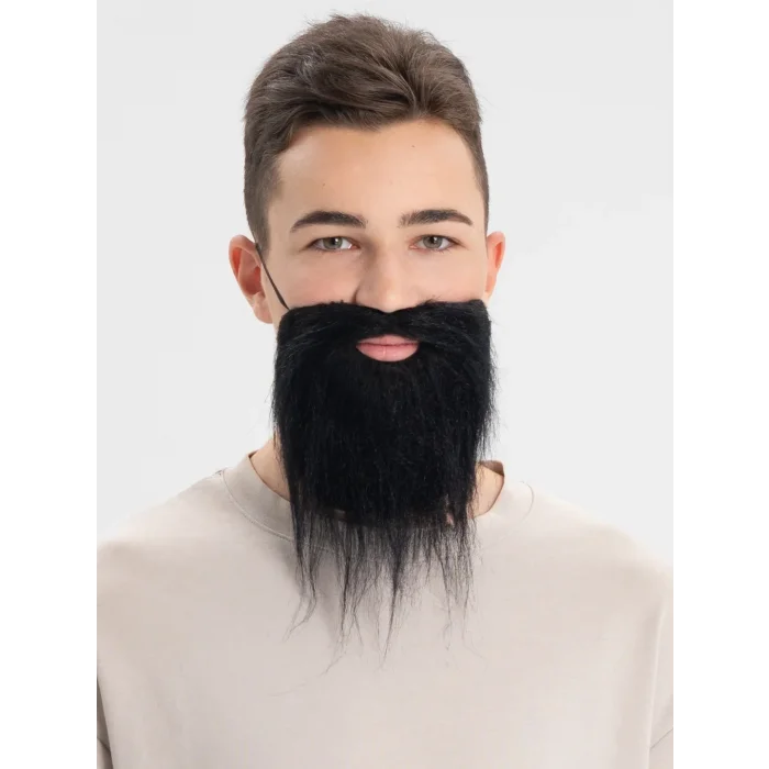 BUĞZ Siyah Renk Takma Sakal