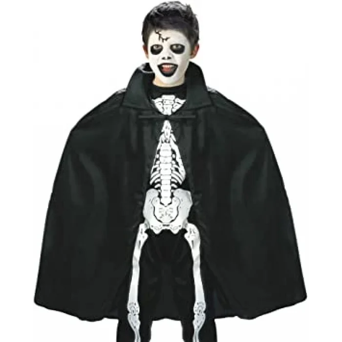 BUĞZ Siyah Renk Yakalı Halloween Pelerini 90 Cm - Lisinya