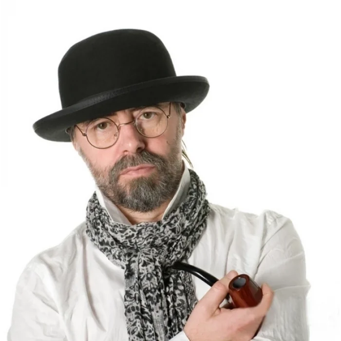 BUĞZ Siyah Renk Yetişkin Boy Retro Bowler Derby Şapkası 58 cm