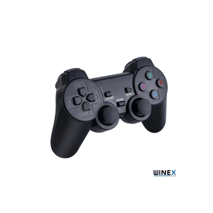 BUĞZ Siyah Retro Oyun Konsolu - 4K HD Çözünürlük ve 20000 Oyun İçeren Kablosuz Game Stick