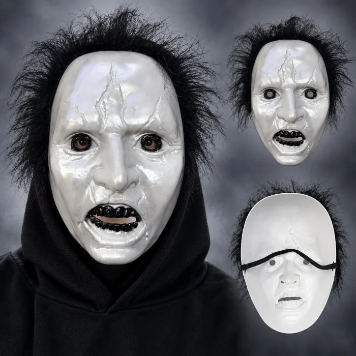 BUĞZ Siyah Saçlı Michael Myers Plastik Karakter Maskesi