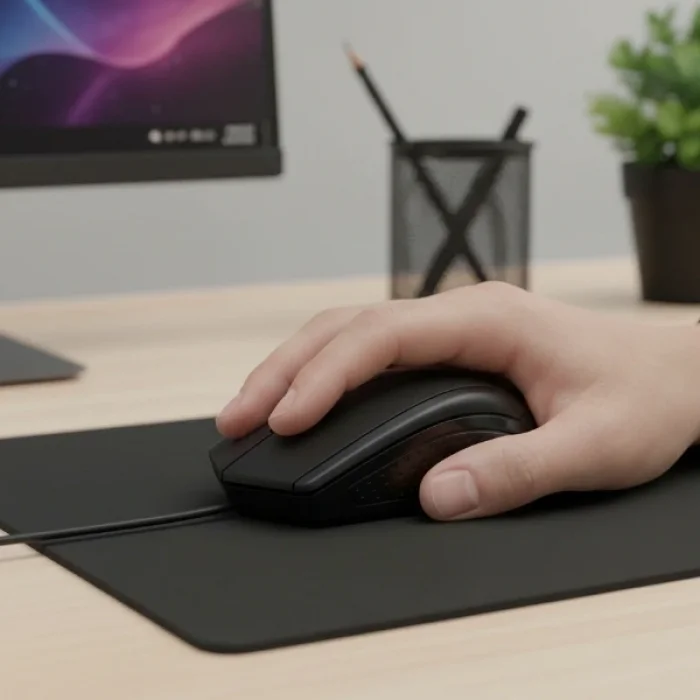 BUĞZ Siyah USB Kablolu 3D Optik Mouse