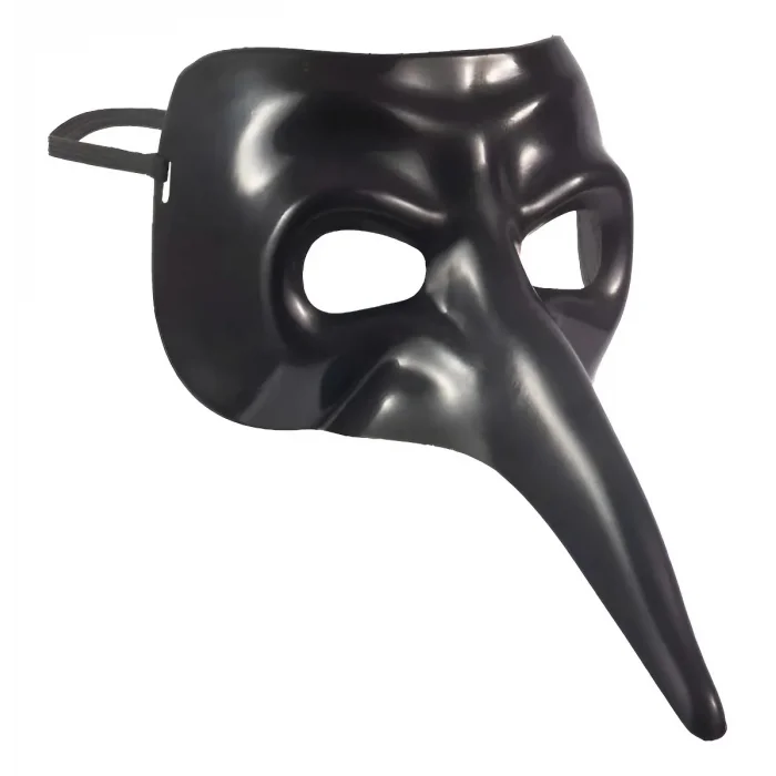 BUĞZ Siyah Uzun Burun Veba Doktoru Maskesi