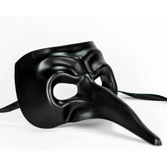 BUĞZ Siyah Uzun Burun Veba Doktoru Maskesi