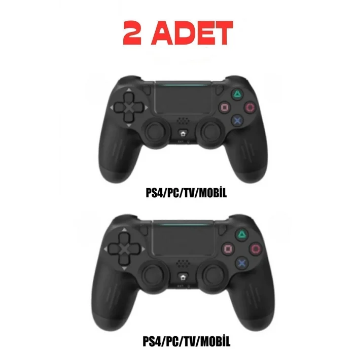 BUĞZ Siyah wireless bluetooth joystick PS4 uyumlu titreşimli oyun kolu 1 yıl garantili