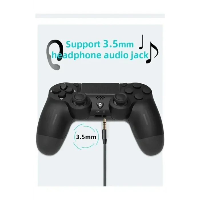 BUĞZ Siyah wireless bluetooth joystick PS4 uyumlu titreşimli oyun kolu 1 yıl garantili