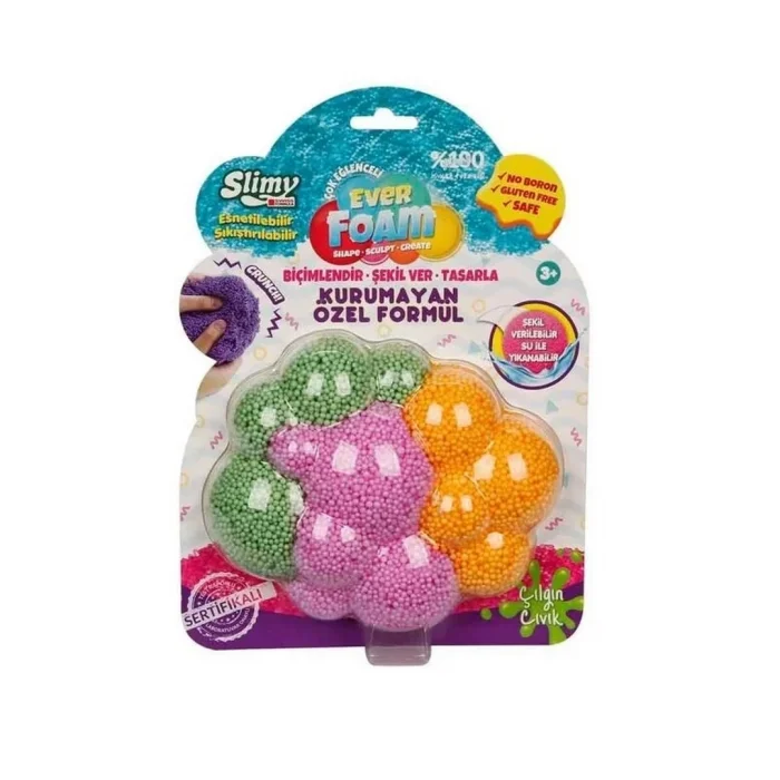 BUĞZ Slimy Ever Foam 3 Renkli Slime