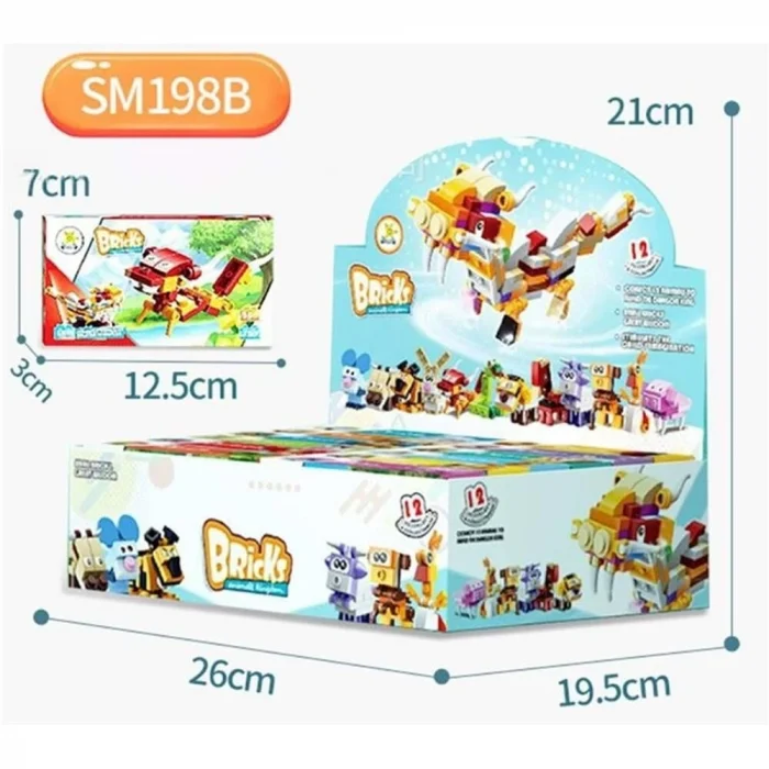BUĞZ SM198B LEGO HAYVANLAR 12 IN 1
