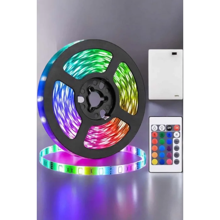  Smart Şerit Led TV Arkası Renkli Kumandalı 10 Metre