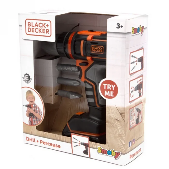  Smoby Black & Decker Elektrikli Matkap 360916