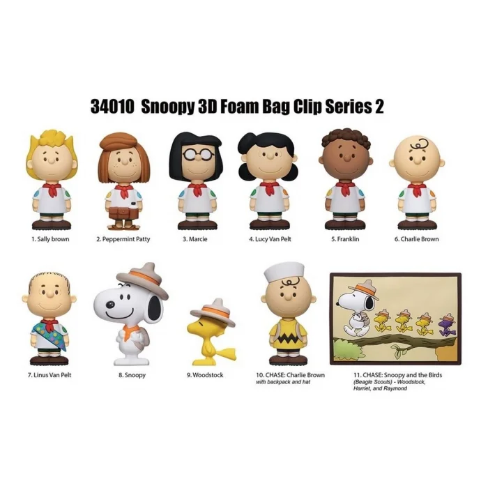 BUĞZ Snoopy Klipsli Figür Seri 2