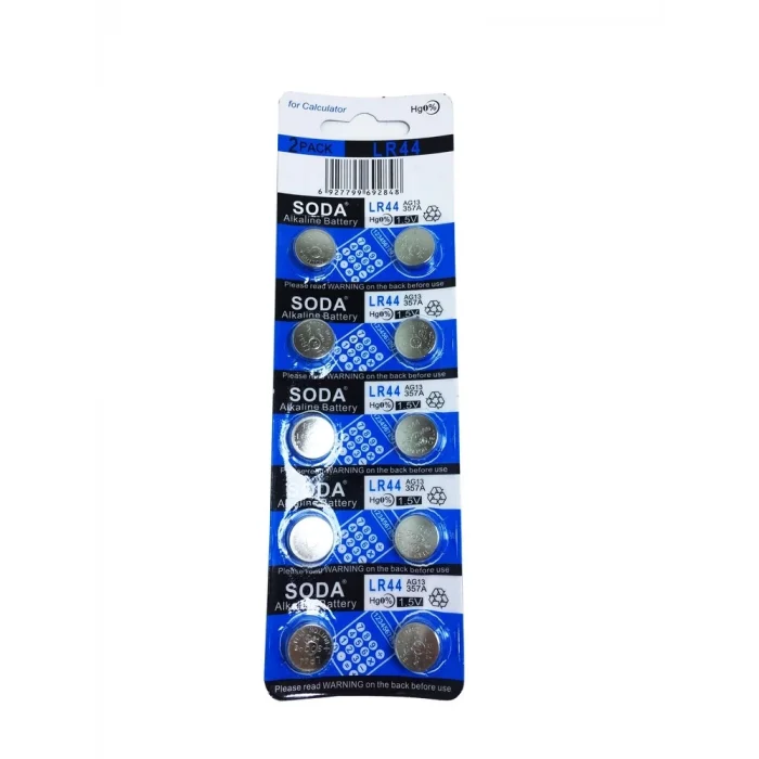 BUĞZ Soda Ag13 Lr44/357 Alkalin 10lu Düğme Pil