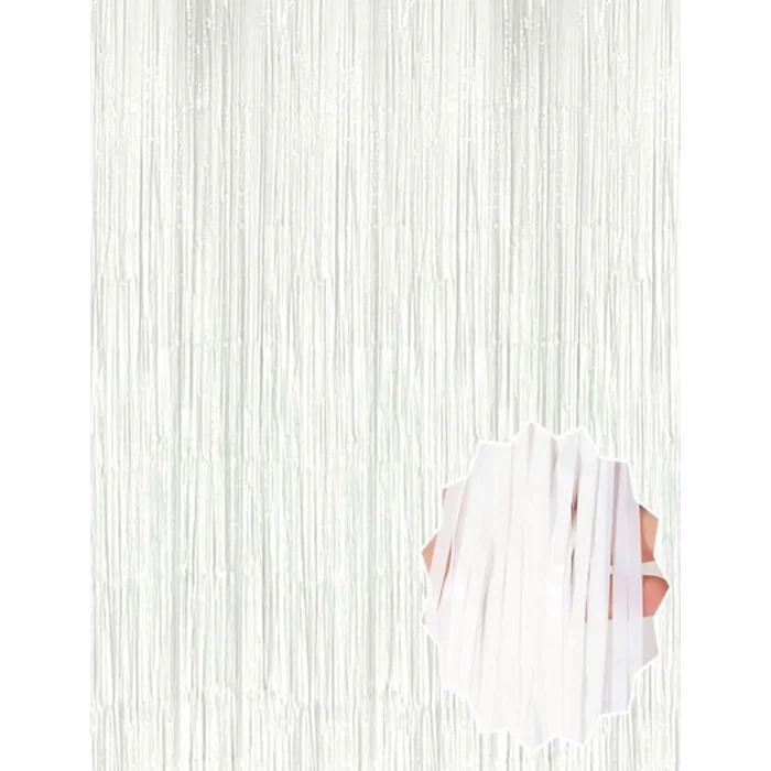 BUĞZ Soft Beyaz Renk Duvar ve Kapı Perdesi İthal 100x200 cm