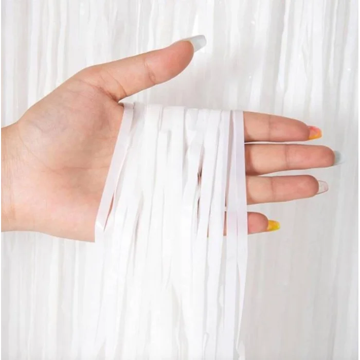 BUĞZ Soft Beyaz Renk Duvar ve Kapı Perdesi İthal 100x200 cm