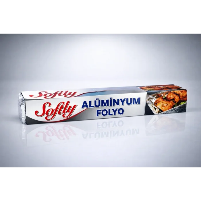 BUĞZ Softy Alüminyum Folyo 3,5 Metre Mutfak Folyosu Isıya Dayanıklı Gıda Saklama ve Fırın Folyosu 1 Adet