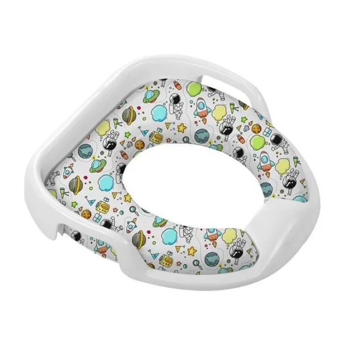 BUĞZ Softy Jumbo Kids Çocuk-Bebek Yanlardan Tutmalı Yumuşak Süngerli Klozet Kapağı Adaptörü ( BUĞZ )