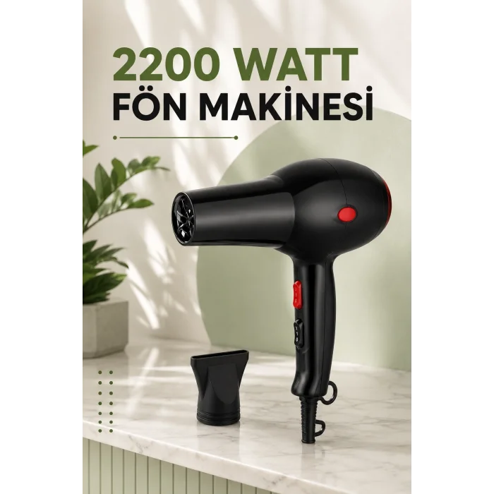 BUĞZ Soğuk ve Sıcak Üfleme Özellikli AC Motorlu Saç Kurutma Makinesi