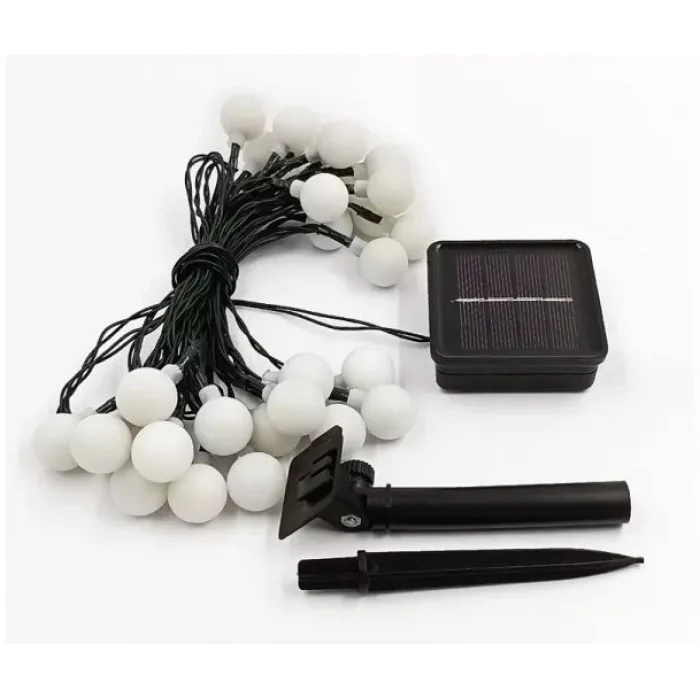 BUĞZ Solar 5m 28 Led Top Gün Işığı Siyah Kablolu