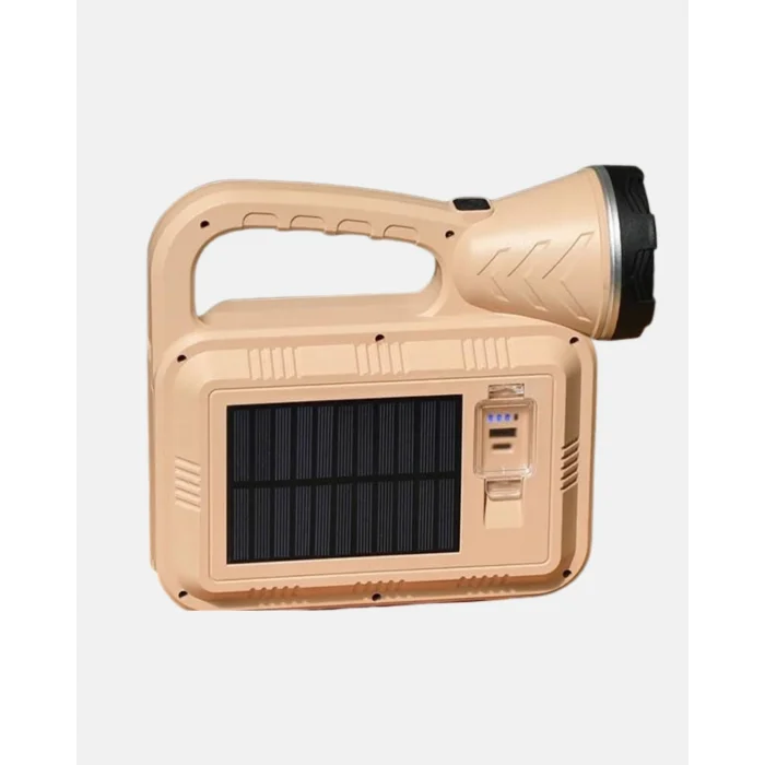 BUĞZ Solar Alev Işığı COB Teknolojili Taşınabilir El Feneri ve Kamp Lambası