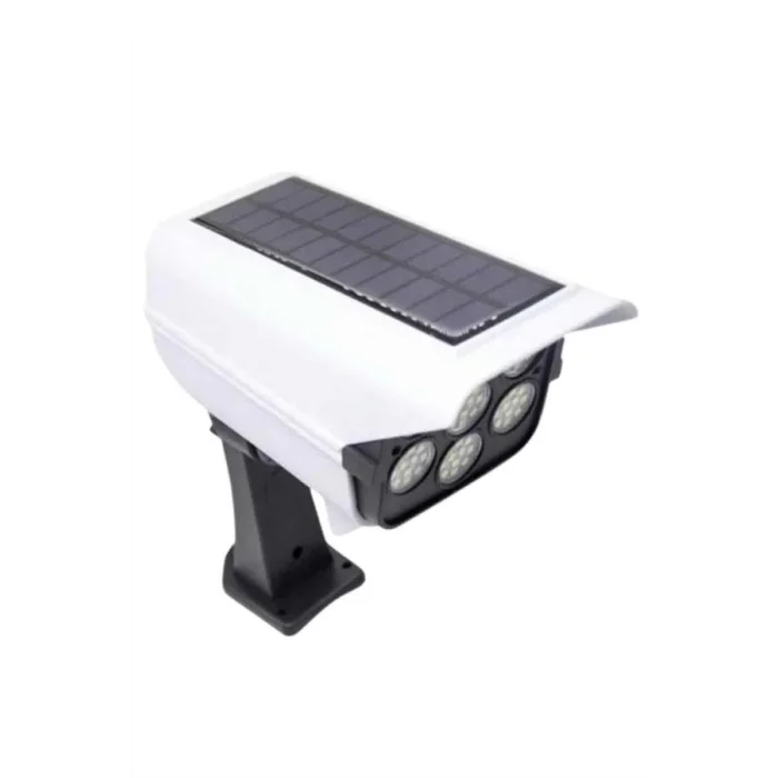  Solar Bahçe Aydınlatması Hareket Sensörlü Uzaktan Kumandalı Kamera Görünümlü