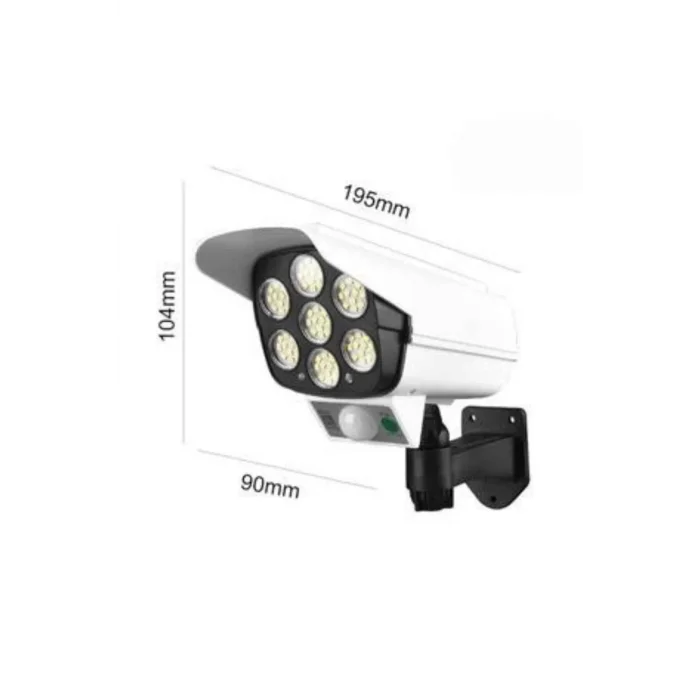 BUĞZ Solar Lamba Kamera Görünümlü Duvar Lambası Dönebilen Bahçe Aydınlatması