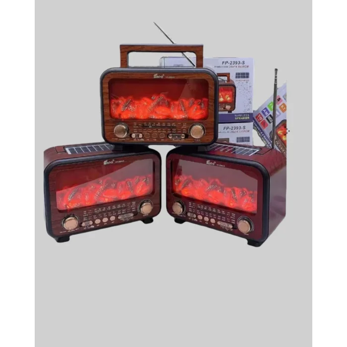 BUĞZ Solar Panelli Alev Işıklı Bluetooth Hoparlör – Çoklu Giriş, Uzun Pil Ömrü - BUĞZ