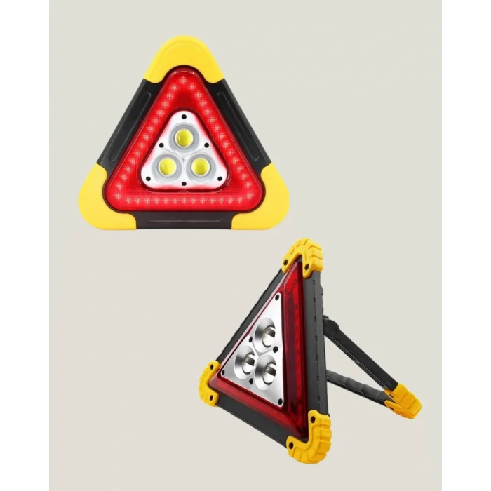BUĞZ Solar Şarjlı Üçgen LED Park ve İkaz Lambası