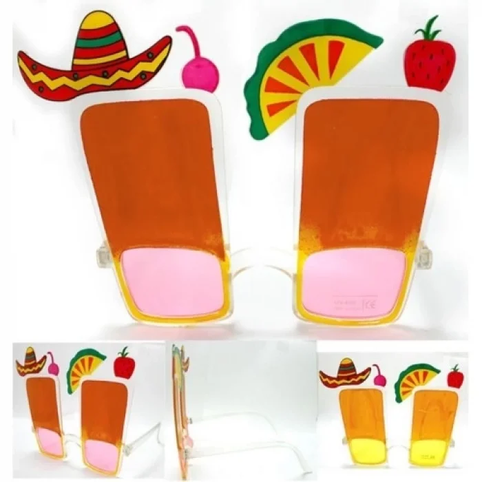  Sombrero Hawaii Fiesta Meyve Figürlü Gözlük