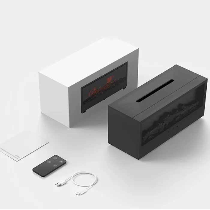 BUĞZ Şömine Görünümlü Alev Efektli Hava Nemlendirici