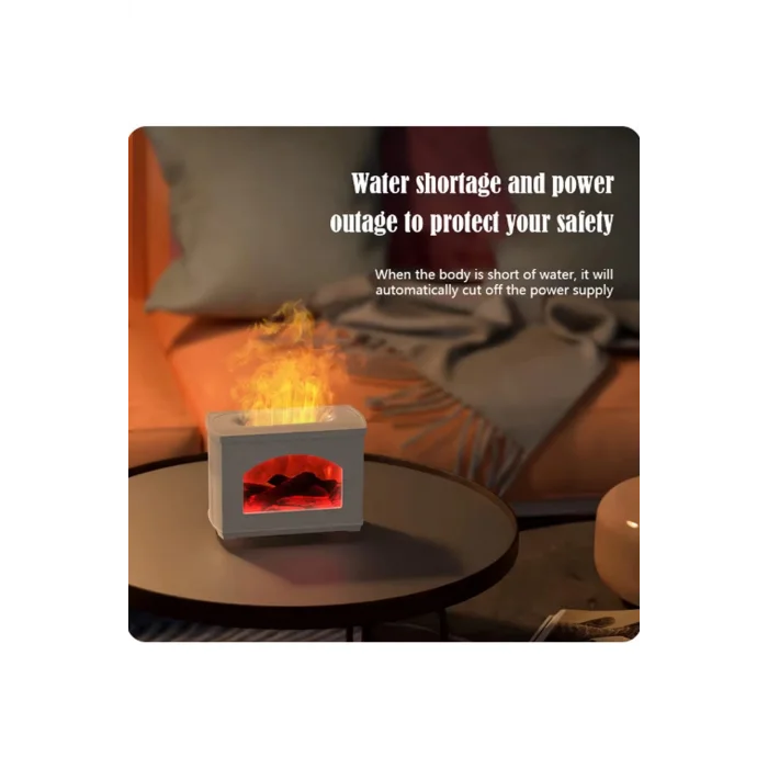 BUĞZ Şömine Hava Nemlendirici Aromatik Oda Kokusu 270 Ml Difüzörü Buhar Makinası - Lisinya