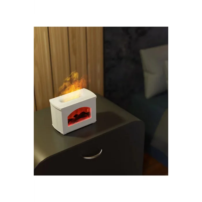 BUĞZ Şömine Hava Nemlendirici Aromatik Oda Kokusu 270 Ml Difüzörü Buhar Makinası - Lisinya