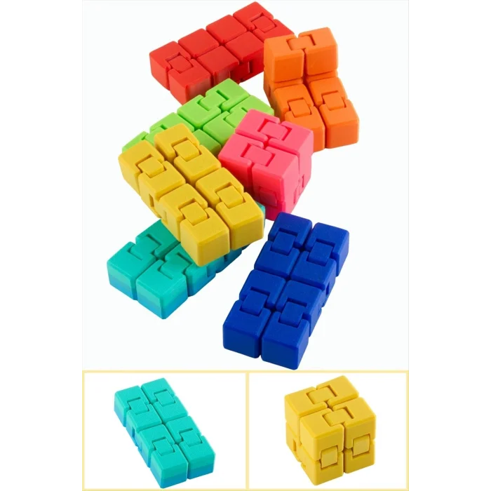 BUĞZ Sonsuz Küp 3D Baskılı Fidget İnfinty Aparatı