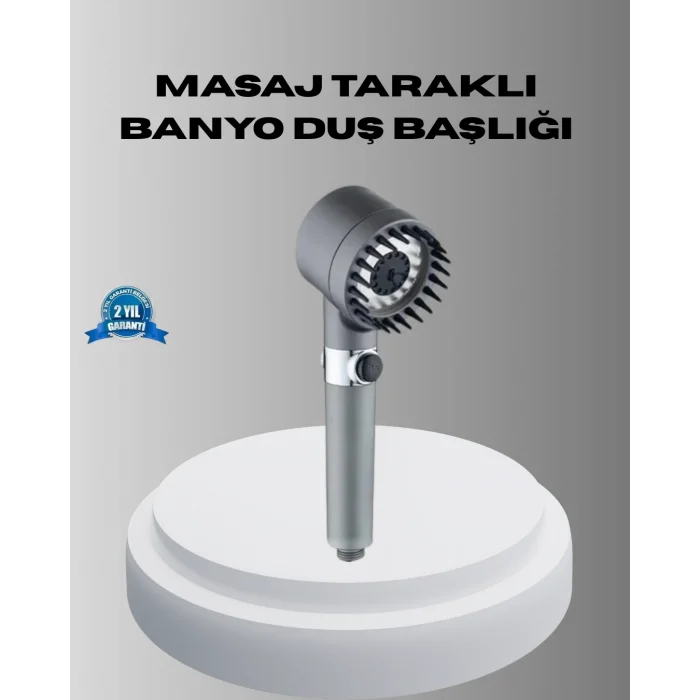 BUĞZ Spa Etkili Masaj Uçlu Duş Başlığı Ergonomik Tasarım