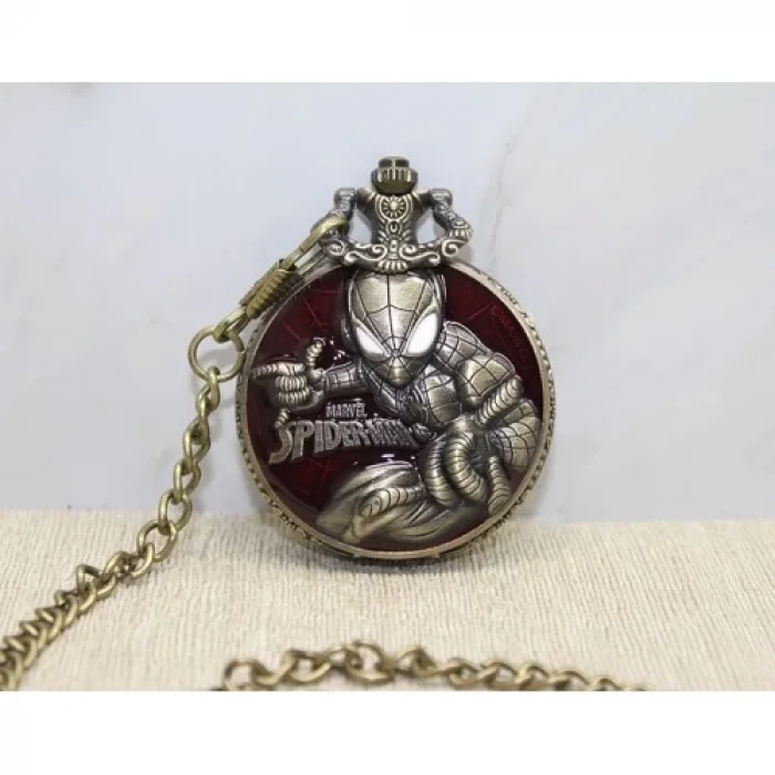  Spiderman Tasarımlı Köstekli Saat