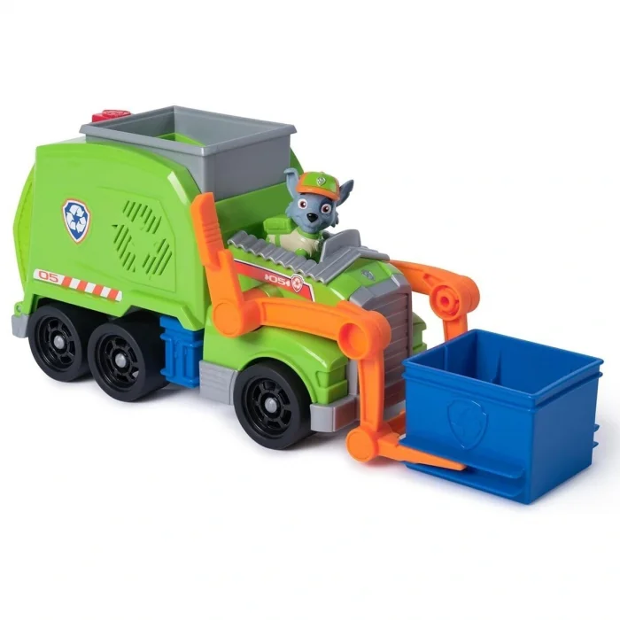 BUĞZ SPM-6071248 PaW Patrol  Rocky ile Crush N Roll Geri Dönüşüm Kamyonu