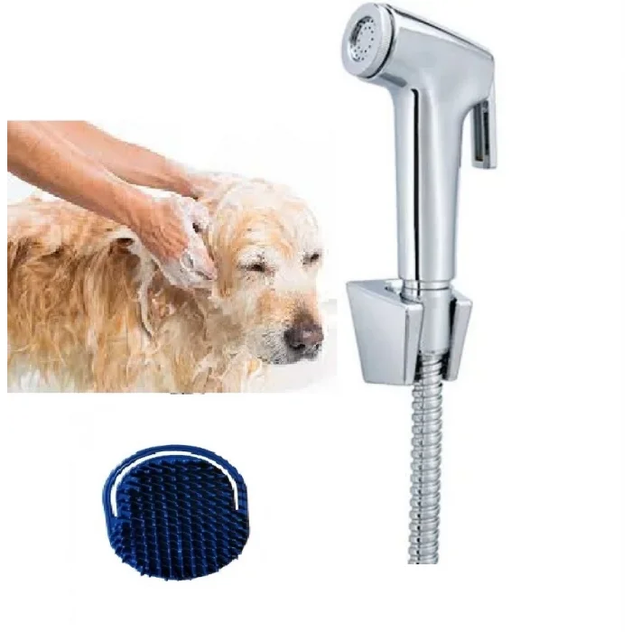 BUĞZ Sprey El Duşu Kedi Köpek Yıkama Tabancası Seti ve Kedi Köpek Yıkama Tarağı