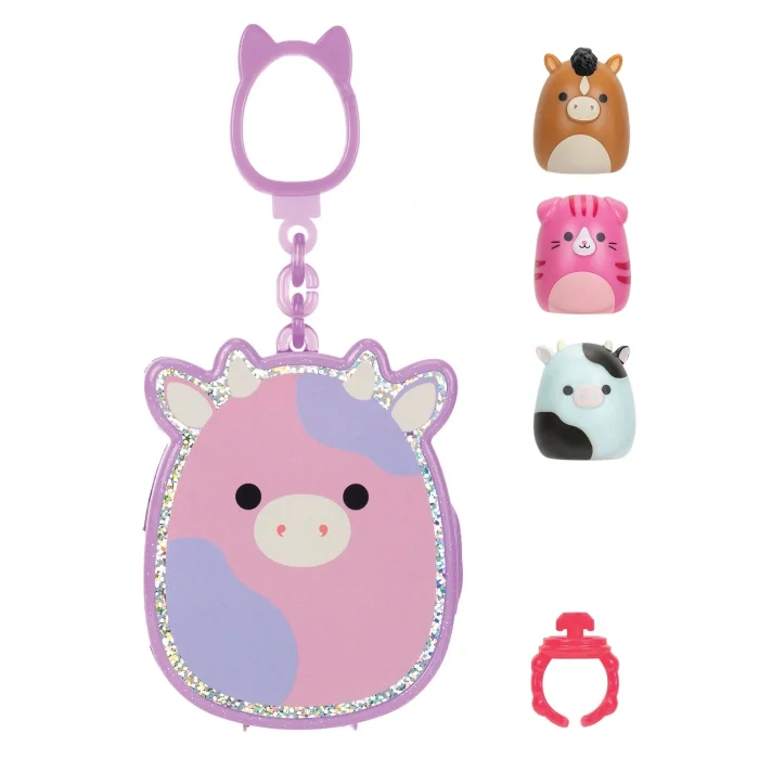 BUĞZ Squish-a-longs 3 Figür + Yüzük Çantalı Sürpriz Paket Seri 1
