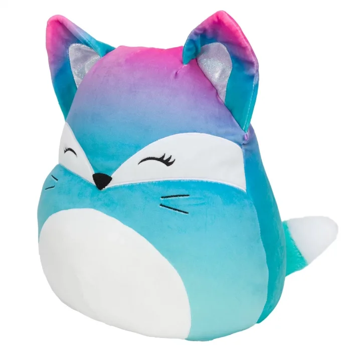  Squishmallow Pembe Mavi Tilki Vickie 20 cm