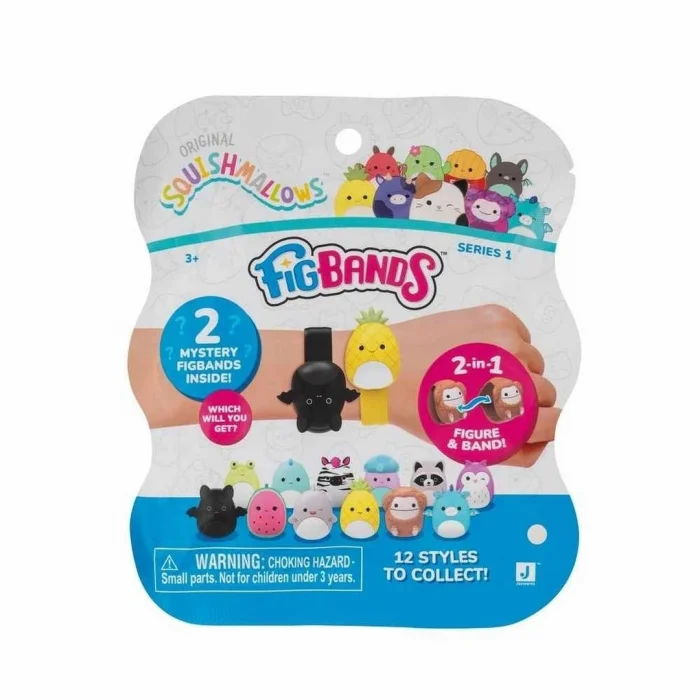 BUĞZ Squishmallows FigBands 2li Seri 1 Sürpriz Paket