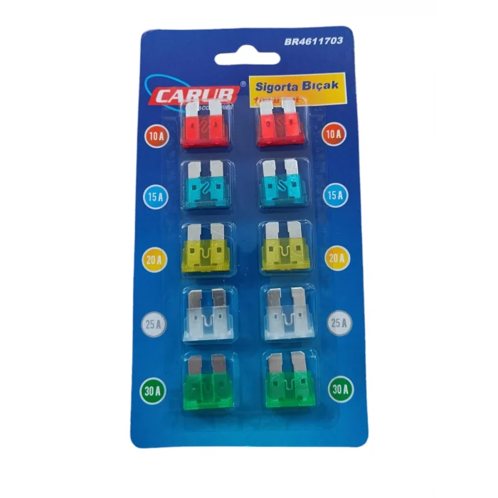 BUĞZ Standart Bıçak Sigorta 10lu Set