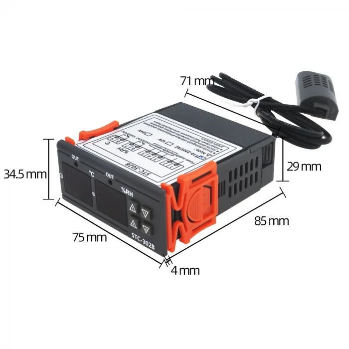 BUĞZ Stc-3028 Dijital Sıcaklık Nem Ölçer 110-220v 10a Termostat ( BUĞZ )